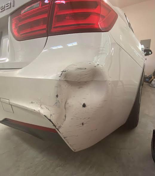 Bumper Damage before